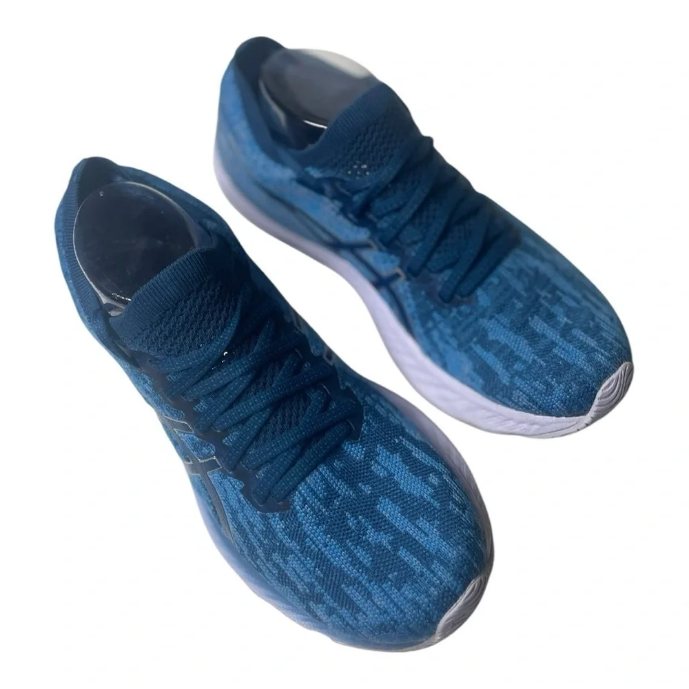 ASICS Gel-Nimbus 23 Women’s Blue Knit Athletic Shoes